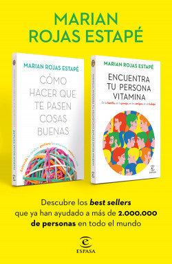 Estuche Marian Rojas Estapé Cómo hacer que te pasen cosas buenas y Encuentra tu persona vitamina