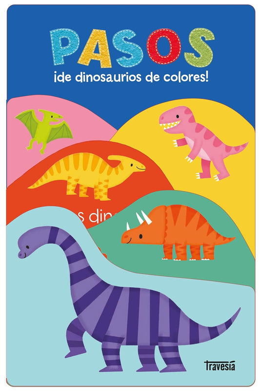 PASOS DE DINOSAURIOS DE COLORES