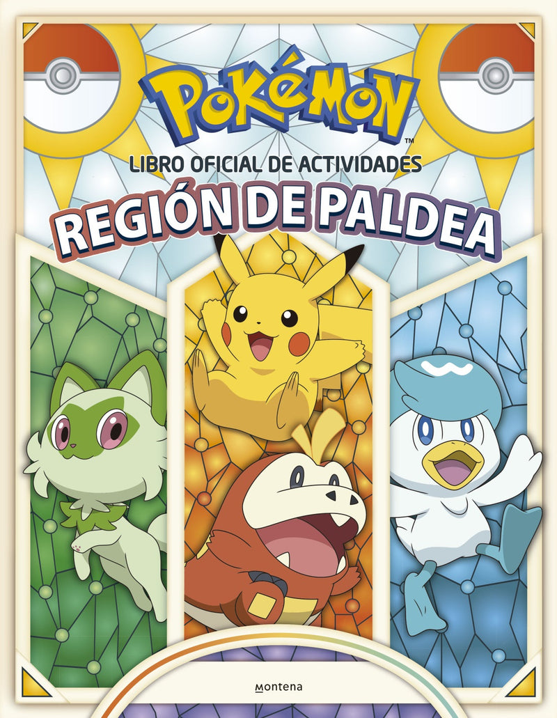 Pokemon libro oficial de actividades region de paldea