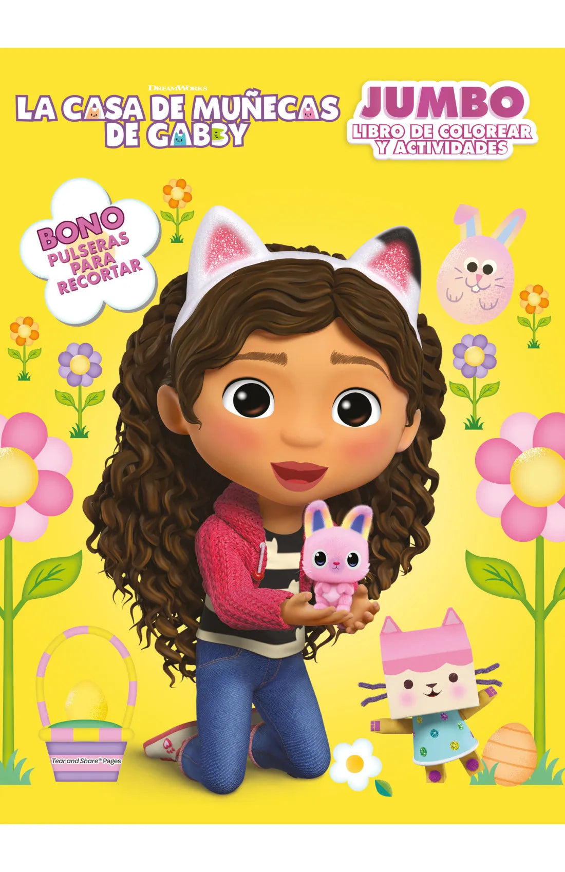 CASA DE MUÑECAS GABBY JUMBO LIBRO DE COLOREAR