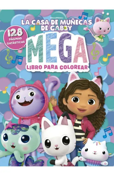 LA CASA DE MUÑECAS DE GABBY MEGA LIBRO PARA COLOREAR